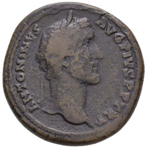 Roman Imperial, Antoninus Pius, Sestertius - Obv