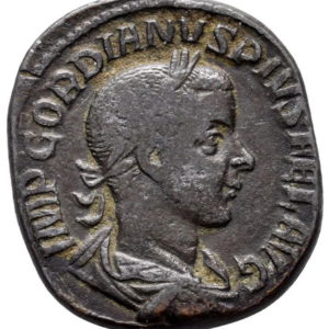 Roman Imperial, Gordian III, Sestertius - Obv