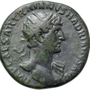 Roman Imperial, Hadrian, Dupondius - Obv