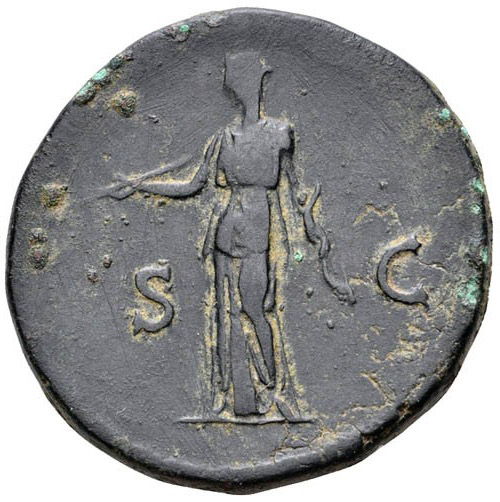 Roman Imperial, Hadrian, Sestertius - Rev