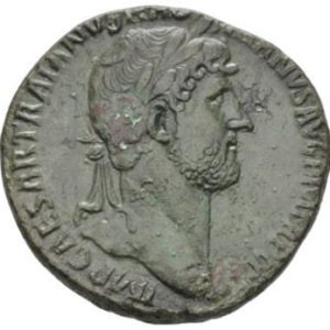 Roman Imperial, Hadrian, Sestertius - Obv