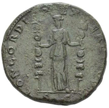 Roman Imperial, Hadrian, Sestertius - Rev