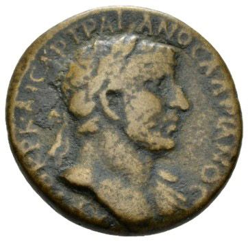 Roman Provincial, Hadrian, AE - Obv