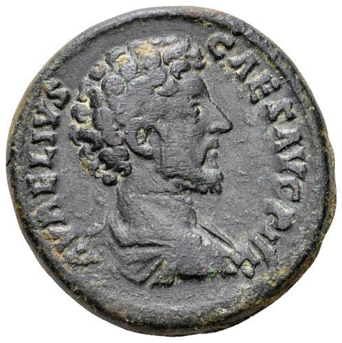 Roman Imperial, Marcus Aurelius, As - Obv