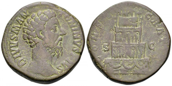 Roman Imperial, Marcus Aurelius, Sestertius