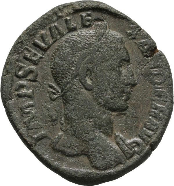 Roman Imperial, Severus Alexander, Sestertius - Obv