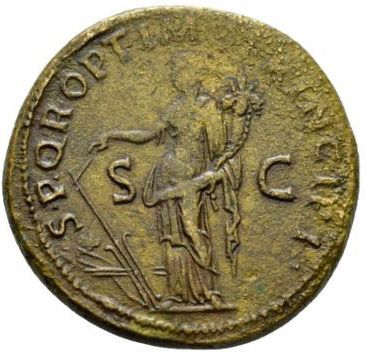 Roman Imperial, Trajan, Sestertius - Rev