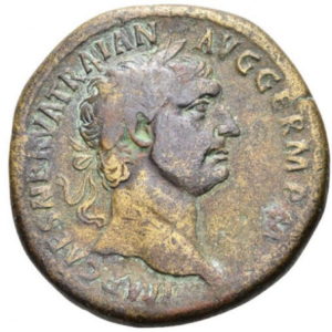 Roman Imperial, Trajan, Sestertius - Obv