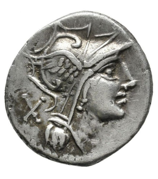 Roman Republican, D. Junius Silanus, Denarius - Obv