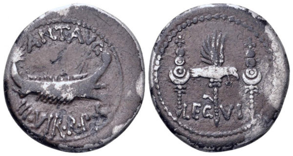 Roman Republican, Mark Antony, Denarius