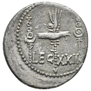 Roman Republican, Mark Antony, Denarius - Rev