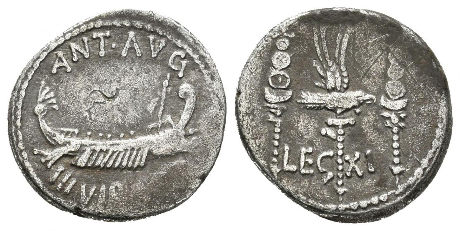 Roman Republican, Mark Antony, Denarius for sale | Ancient Coins 