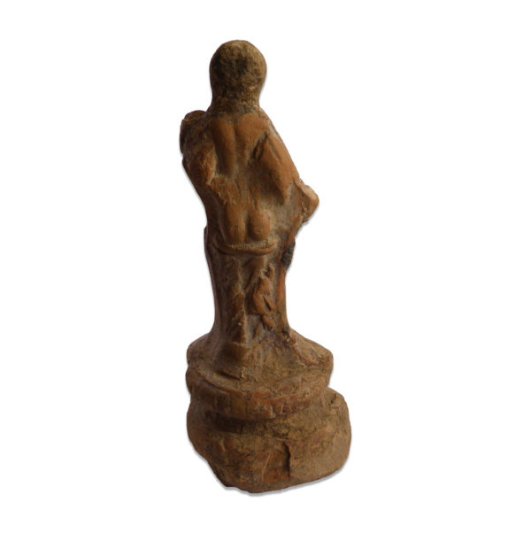 Greek Aphrodite figure with pedestal