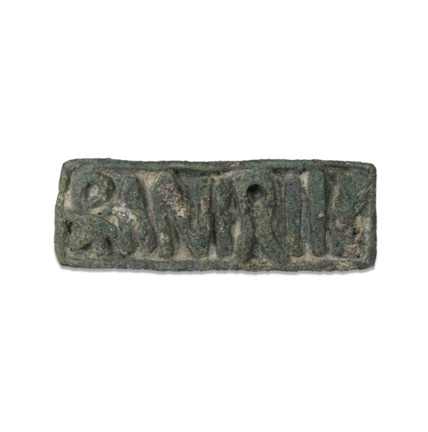 Roman bread stamp with palm branch