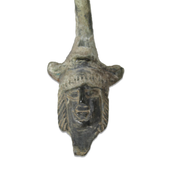 Roman handle with tragic mask