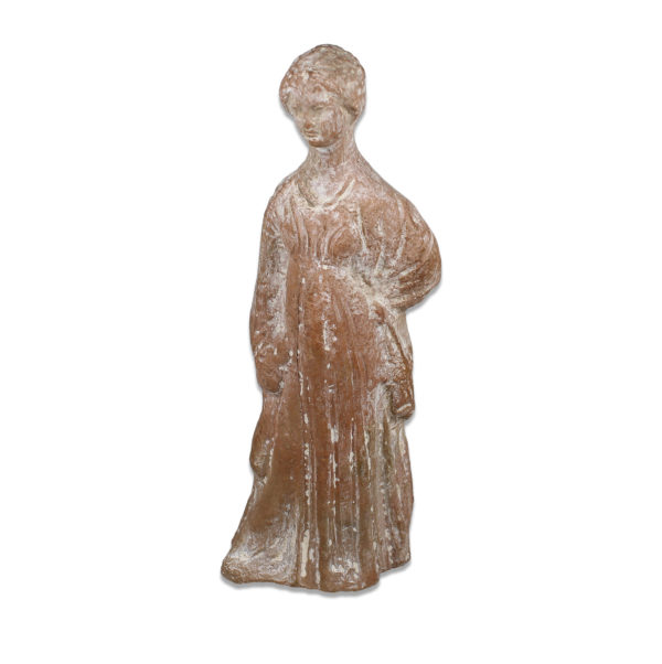 Greek statuette of a standing woman