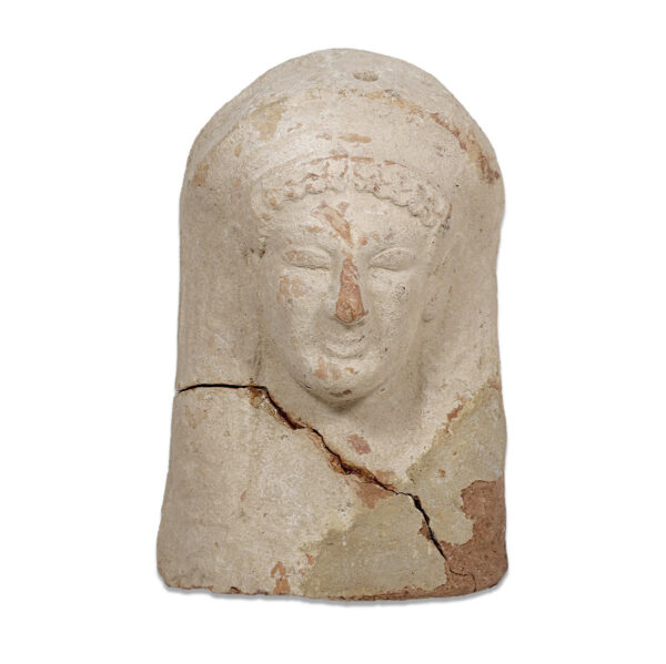 Etruscan votive female head