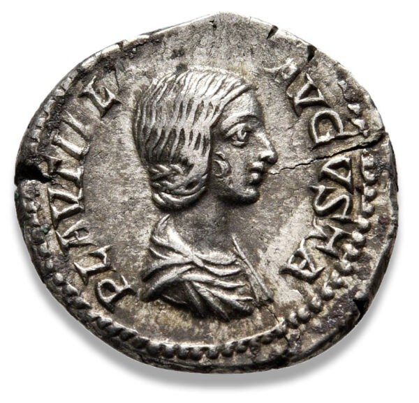Roman Imperial, Plautilla, Denarius - Obv