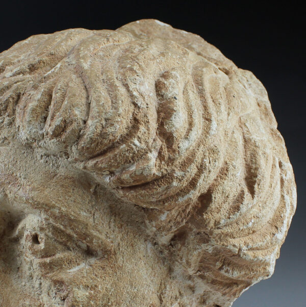 Roman portrait head of a bearded man