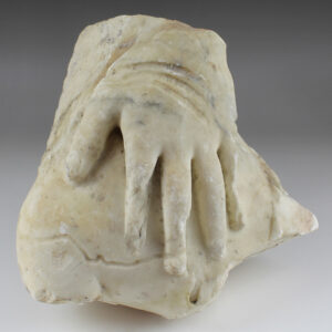 Roman fragment with hand