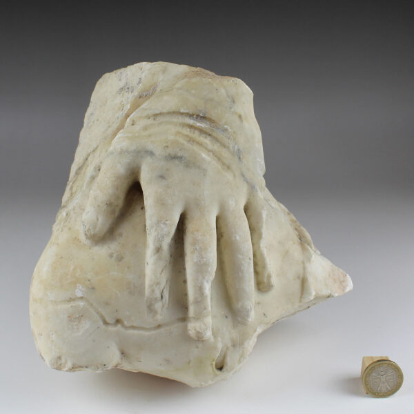 Roman fragment with hand