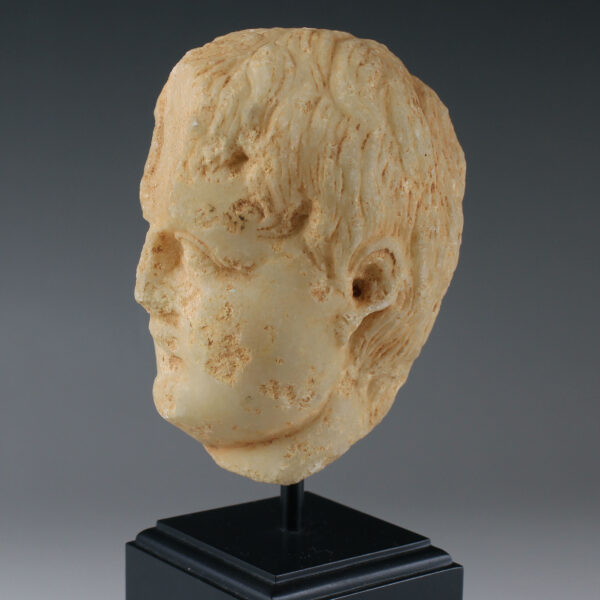 Roman head of a young
