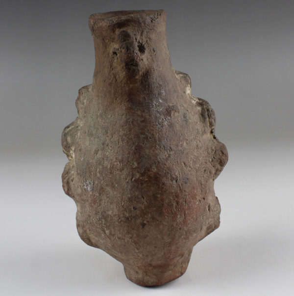 Roman bottle in shape of Satyr