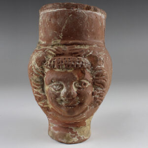Roman double head shaped bottle