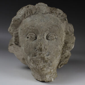 Medieval head of an Angel