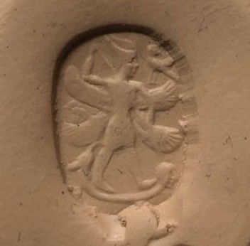 Iron Age seal depicting the god Chemosh