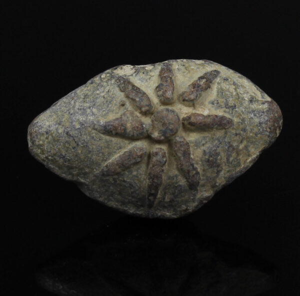 Greek slingshot with symbol eight-ray star