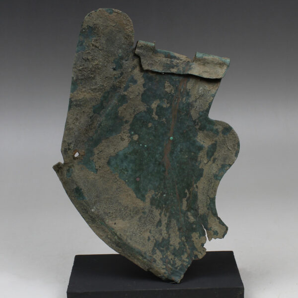 Roman military cheek piece of a helmet fragment