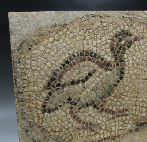 Roman mosaic depicting a bird