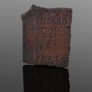 Roman military diploma, fragment