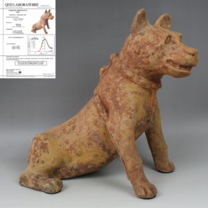 Chinese statuette of a dog
