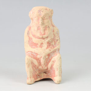 Greek figurine of ithyphallic squatting Silenus