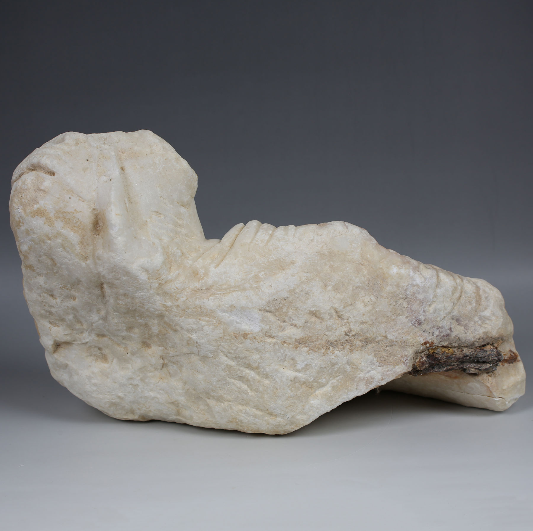 Roman figure of a river god (probably Tiber) with she-wolf Roman figure of a river god (probably Tiber) with she-wolf