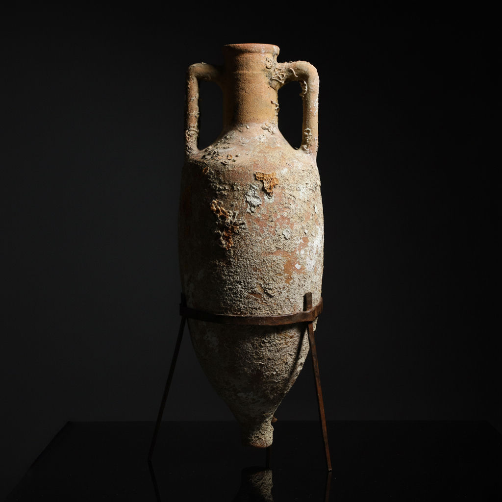 Roman shipwreck amphora, Type Dressel 3 Roman shipwreck amphora, Type Dressel 3