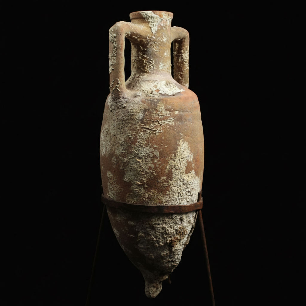 Roman shipwreck amphora, Type Dressel 3 Roman shipwreck amphora, Type Dressel 3