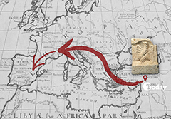 Türkiye Today - Ancient funerary stele from Türkiye's Zeugma resurfaces after journey through France, Spain