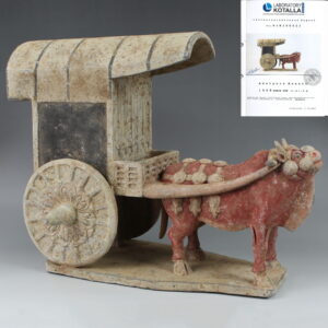 Chinese Ox cart diorama